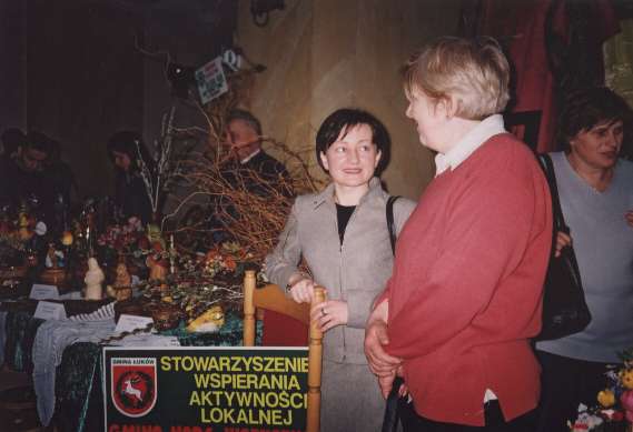 Panie od lewej - Pani Edyta Katarzyna Kuć oraz Pani Alicja Celińska