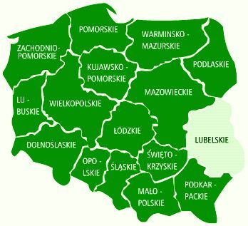 Gmina ukw - grafika - Wojewdztwo lubelskie na Polski